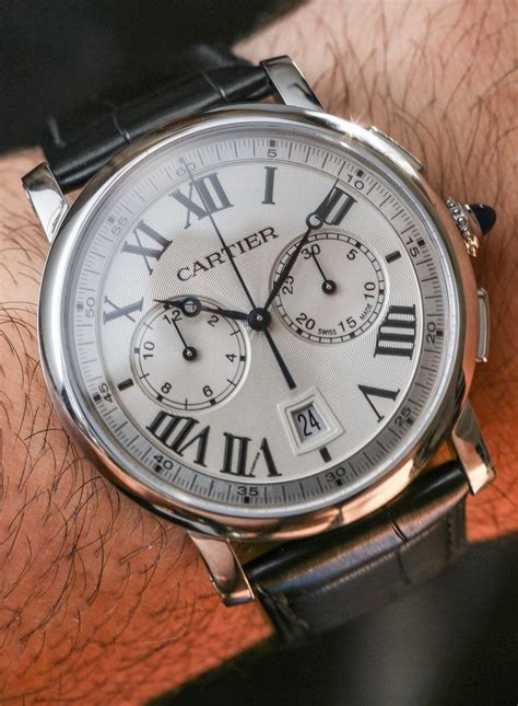 rotonde de cartier chronograph watch